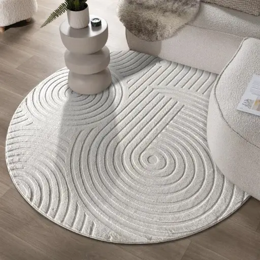 Tapis "léora" 160cm de diamètre