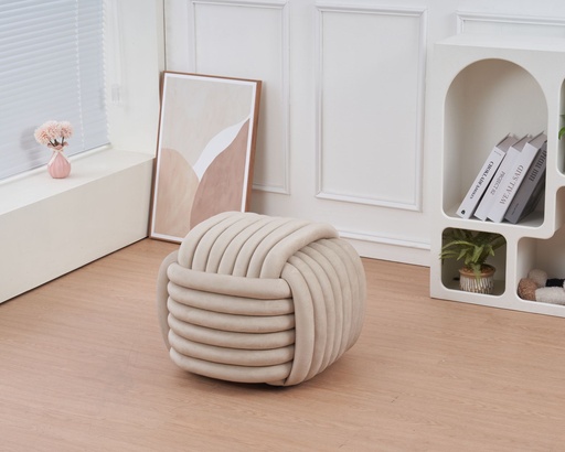 Pouf Eddy Lin gris