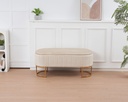 Banquette "Adelaïde" beige