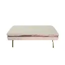 Banquette "Clovis" taupe