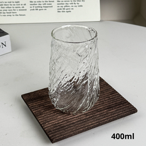 Grand verre strié 400 ml