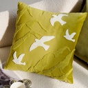 Coussin séréna green 45x45cm