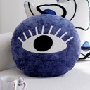 Coussin saphina bleue diamètre 45cm