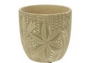 Pot a fleur ceramique vert fleur