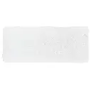 Tapis microfibre double vasque dessous latex 50 x 120 cm - blanc