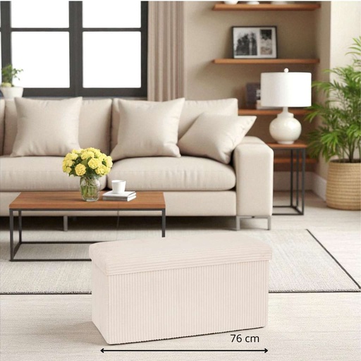 Pouf pliable rectangle