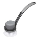 Brosse vaisselle amovible gris  