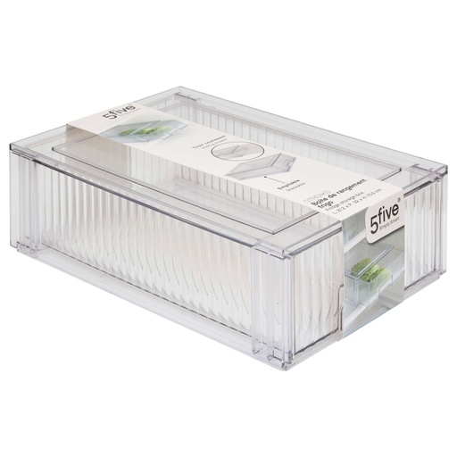 Boîte rangement en PET STREAKS  