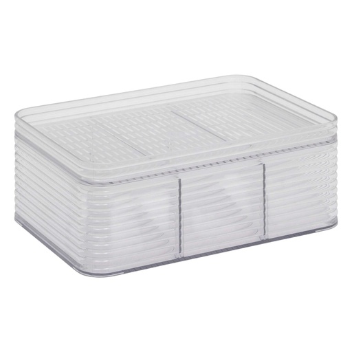 Boîte organisateur M 3 compartiments PLASTOR  
