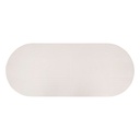 Tapis diatomée 50x120 rond beige  