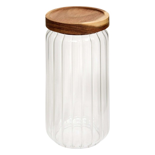 Bocal verre + acacia 1L HARMONY  