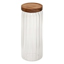 Bocal verre + acacia 1,3L HARMONY  
