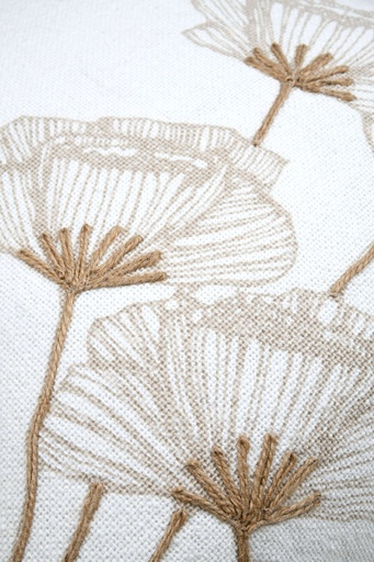 Coussin oriana naturel 45x45