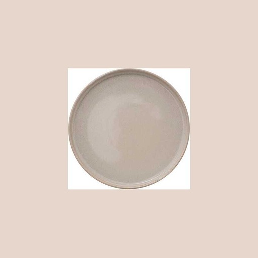 Assiette plate terre inc beige d27