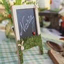 Mini Tableau Ardoise Bois 15x24cm