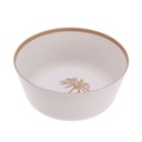 Saladier melamine 26x11cm beige