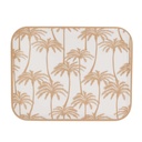 Plateau service mélamine rosé