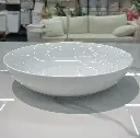 Bol plate blanc