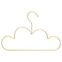 Cintre met x3 nuage dore