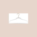Cintre plast paillettes or