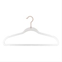 Cintres plastique paillettes x8 rose  