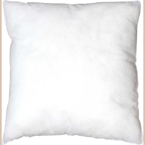 Interieur de coussin 40 x 40 cm uni blanc