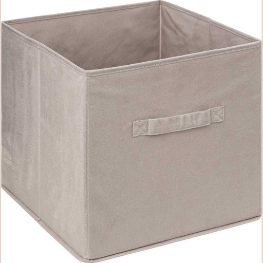 Boite rgmt 31x31 velours lin