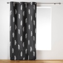 Rao 140 x 240 cm coton imp eternity anthracite
