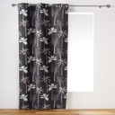 Rao 140 x 240 cm coton imp cocoty anthracite