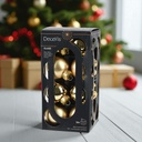 Boules polystyrene doré brillant -16 x4 cm