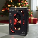 Boules rouge 12 x 6 cm brillant 