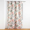 Rideau a oeillets  140 x 260 cm polyester imp.  terra nova