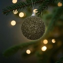 Boule mousse sequin vert foncé