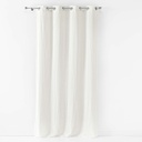 Rao.  135 x 240 cm gaze de coton uni angelia blanc