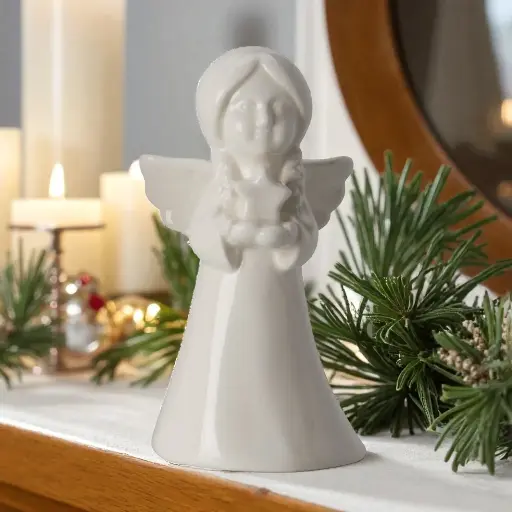 Ange porcelaine h11.5cm 1