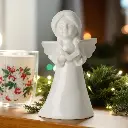 Ange porcelaine h11.5cm 2