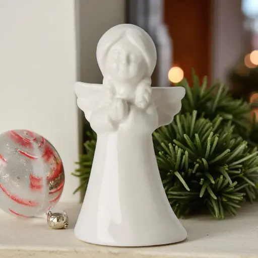 Ange porcelaine h11.5cm 3