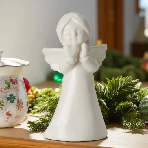 Ange porcelaine h11.5cm 4