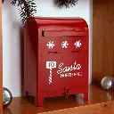 Boîte lettres noël rouge santa north pole