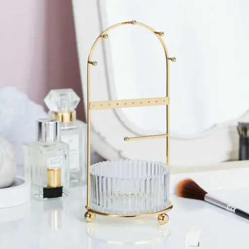 Porte-bijoux 25cm or un barre