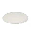 Coussin de chaise rond d35cm blanc
