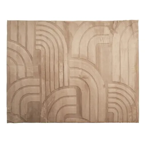 Tapis 160x130cm marron