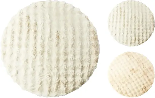 Tapis d120cm 2ass blanc