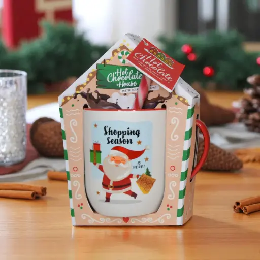 Mugs maison des santas père noël de bout