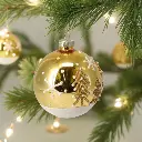 Boule de noël verre 80mm  1