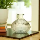 Vase en verre 125mm jaune