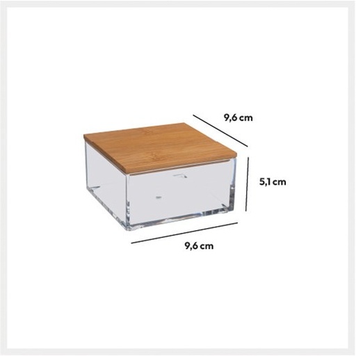 Boîte rangement carrée S BAM SELENA  