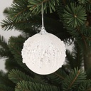 Boule noël 8cm paillettes  1