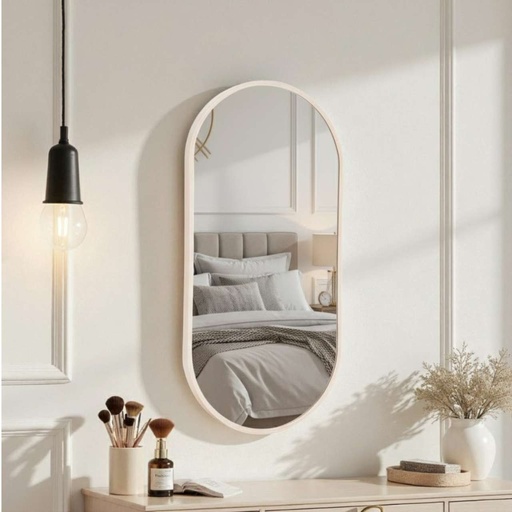 Miroir aluminium 30x60 cm