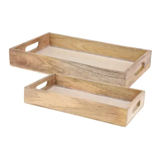 Plateau en bois décoratif gm